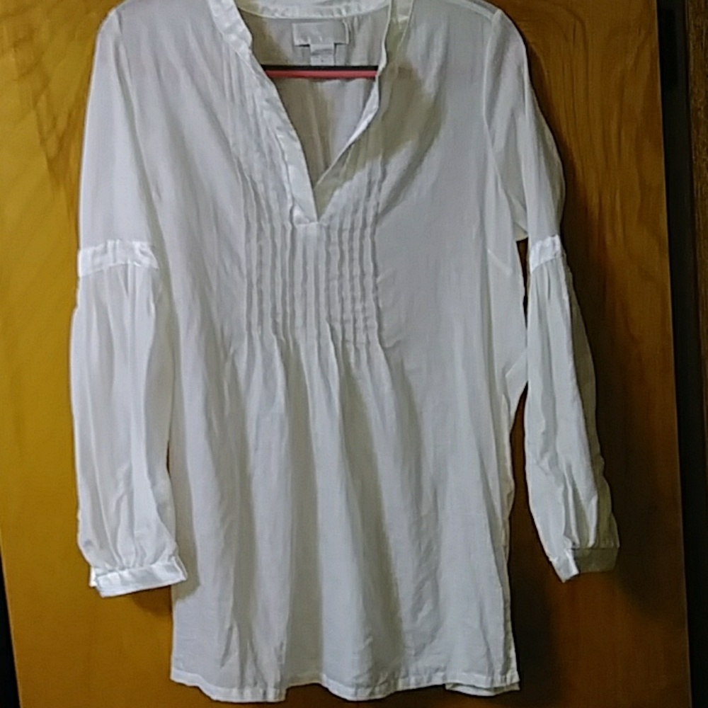 Soft Surroundings Linen Top Size Medium